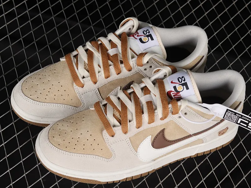 All categories Nk SB Dunk series Nk SB Dunk Low low-top sneakers Nk SB Dunk Low "85" white and brown double hook SB low-top sports and leisure sneakers DO9457-113